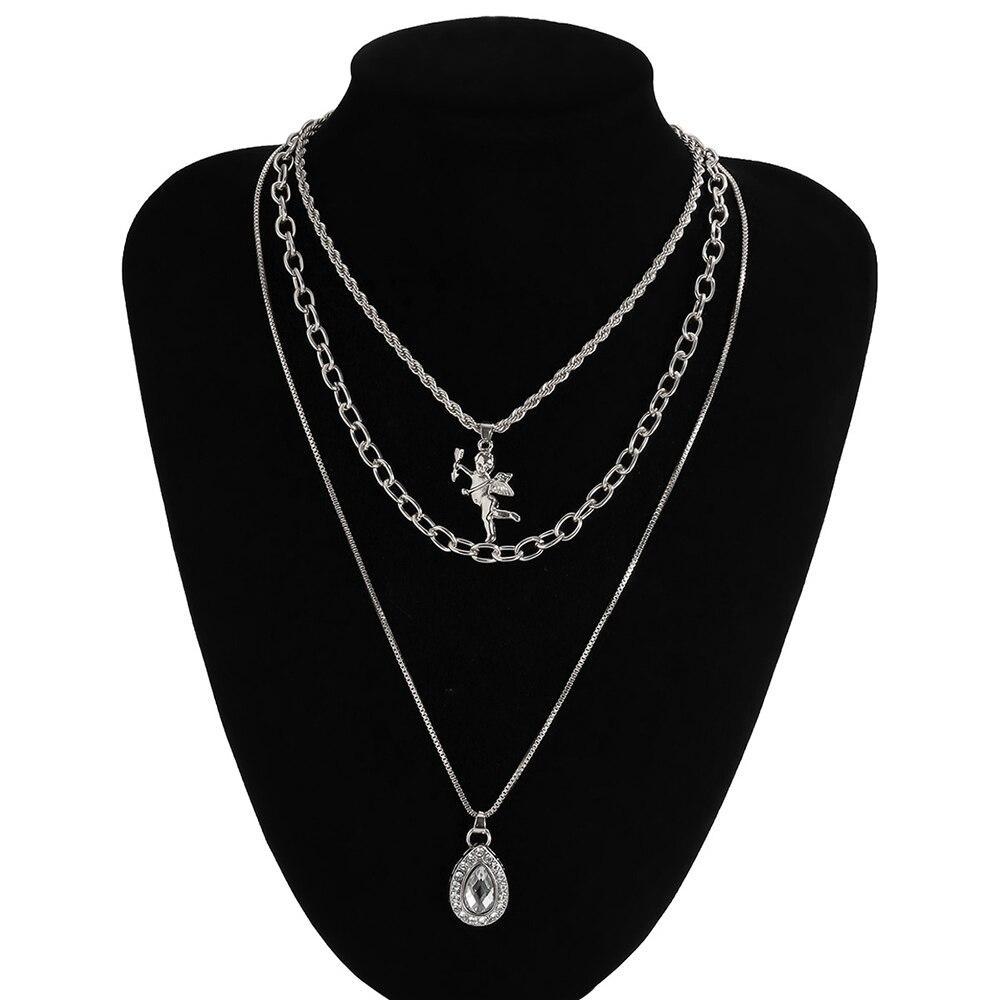 CRYSTAL AND EROS NECKLACE - Maverick Feather